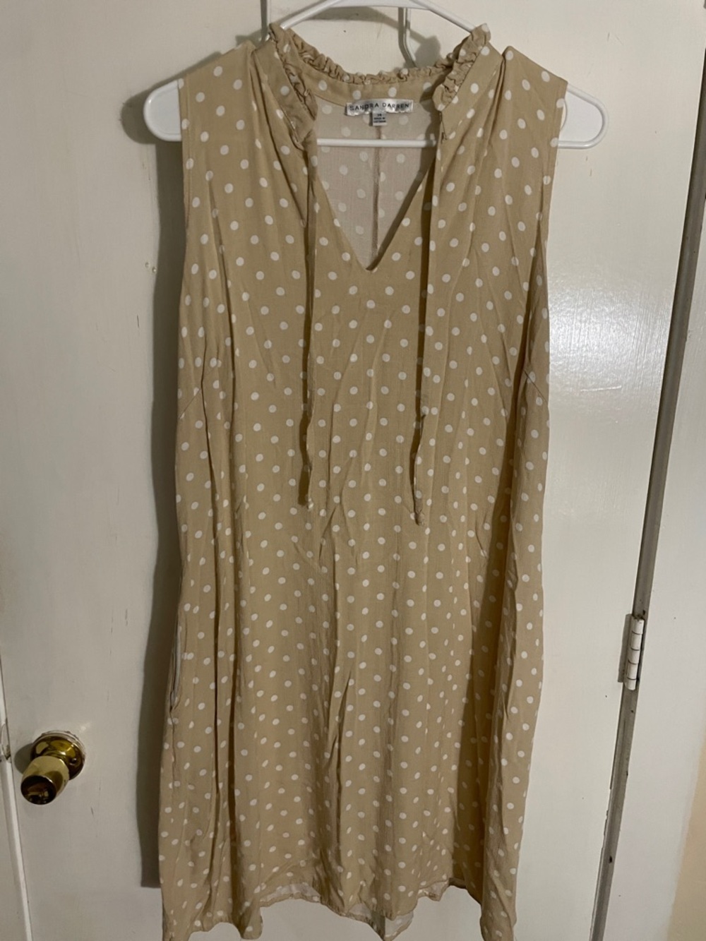 Sandra Darren polka dot Dress